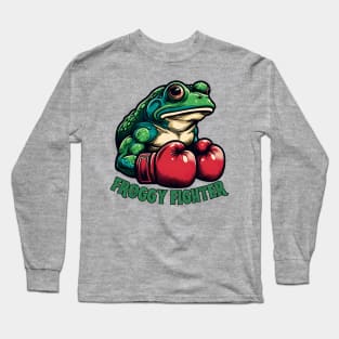 Kickboxing frog Long Sleeve T-Shirt